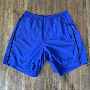 Lululemon Men’s M, Bold Violet Purple / Blue-ish PaceBreaker Short Linerless